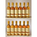 Chateau d'Yquem 1996 12 hf bts OWC IN BOND