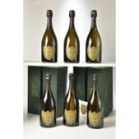 Champagne Dom Perignon 1990 Gift Boxes 6 bts IN BOND