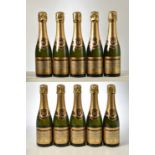 Champagne Louis Roederer NV in original 1980's case 10 hf bts