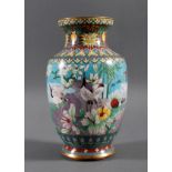 Cloisonnè Vase, China Mitte 20. Jahrhundert