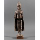 Stehende Bronze des Buddha Shakyamuni, Birma 17. / 18. Jahhrundert