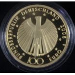 100 Euro Goldmünze 2005, FIFA Fußball-Weltmeisterschaft Deutschland 2006