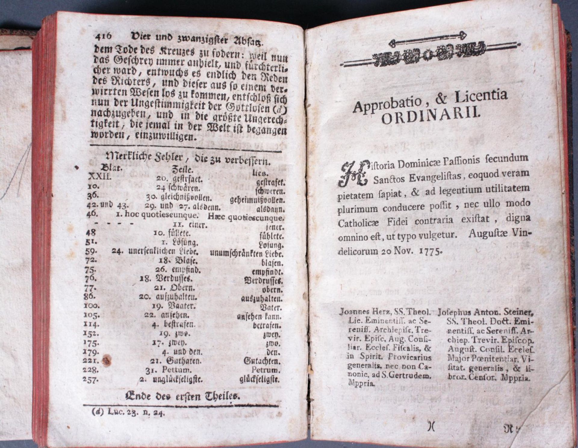 Religiöses Buch des 18. Jahrhundert. Leiden und Sterben unsers Erlösers Jesu Christi - Image 5 of 9