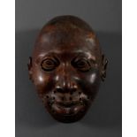 Maske eines Würdenträger aus Bronze, Nigeria 19./20. Jahrhundert