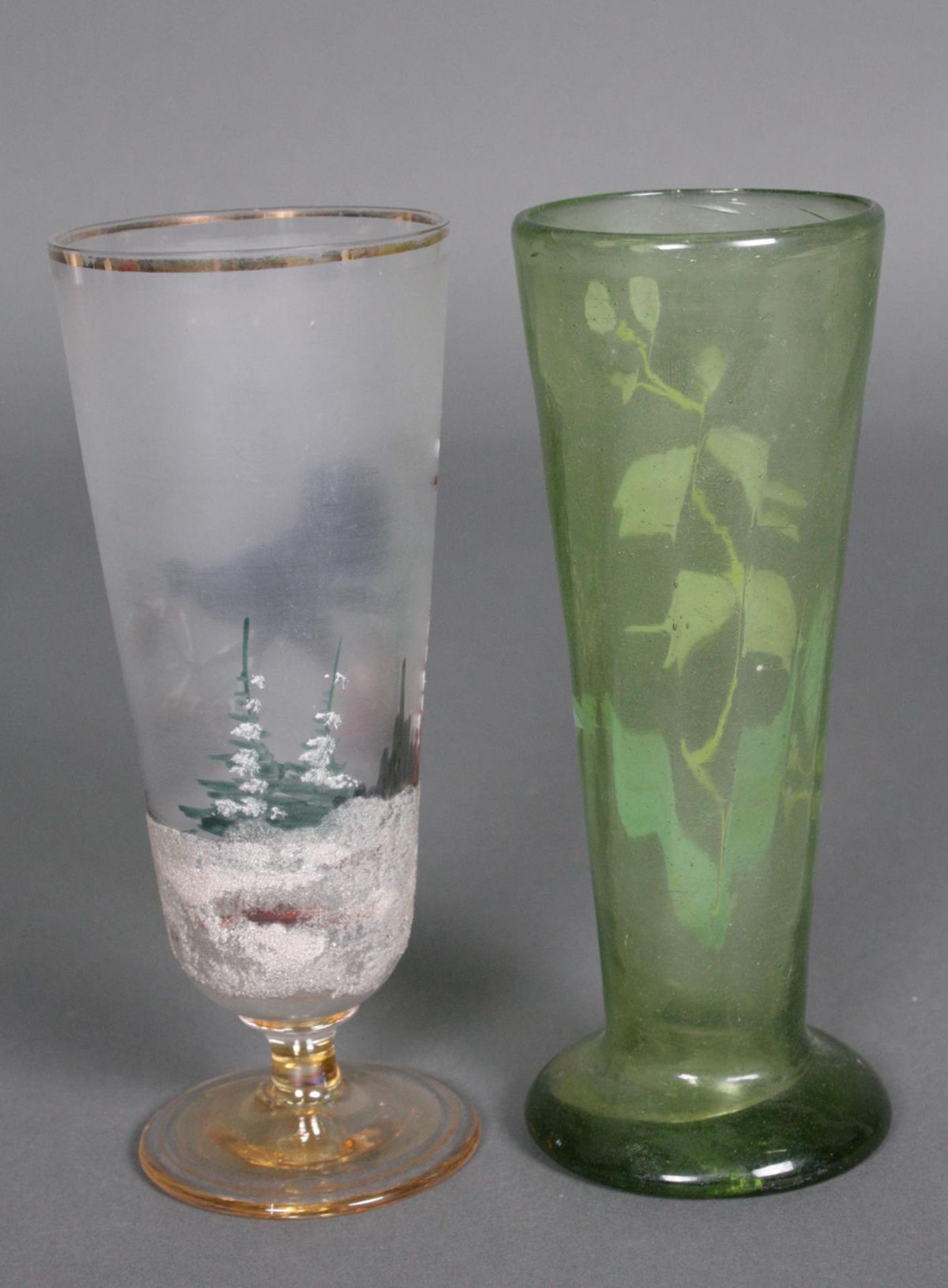 Vase und Glas um 1900 - Image 2 of 4