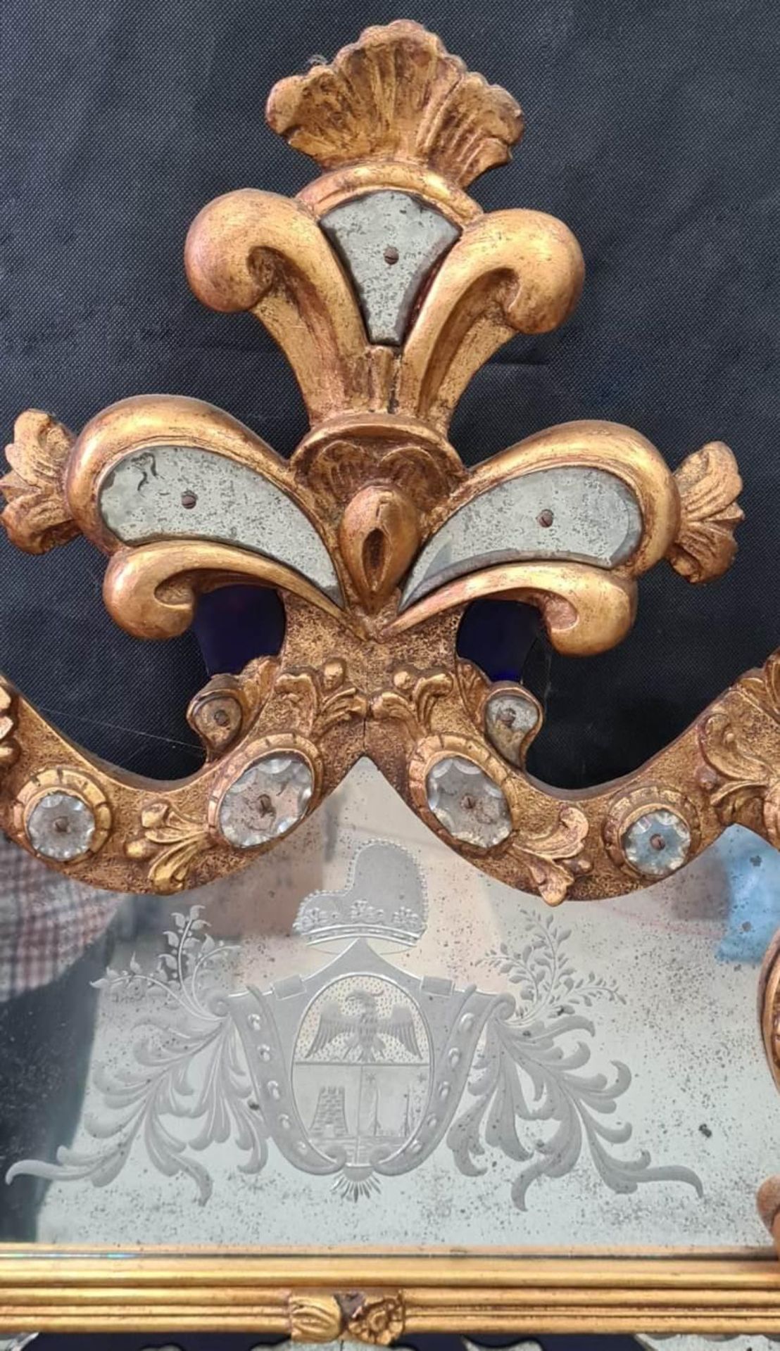 Prächtiger venezianischer Spiegel, 19. Jahrhundert - Bild 3 aus 7