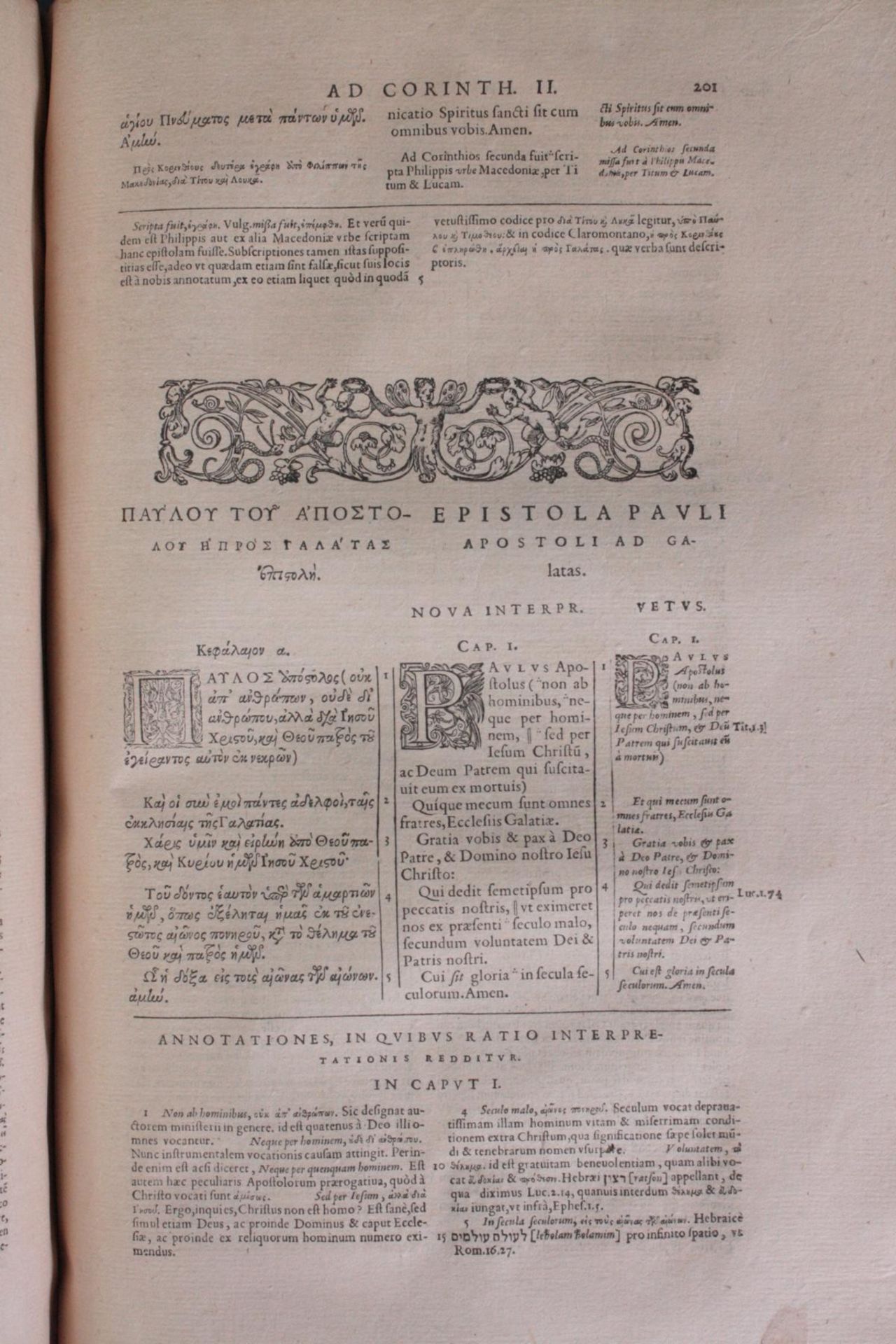 Griechische-Lateinische Bibel, Novum Testamentum 1582 - Bild 13 aus 23