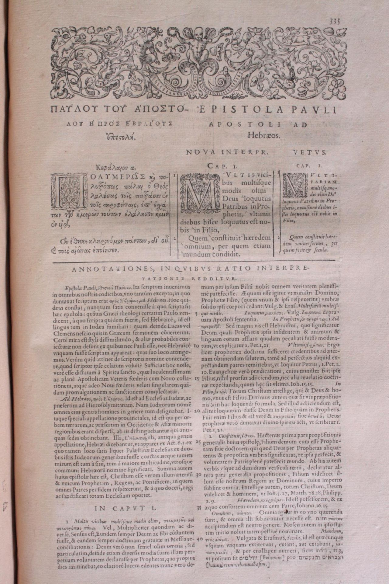Griechische-Lateinische Bibel, Novum Testamentum 1582 - Bild 15 aus 23