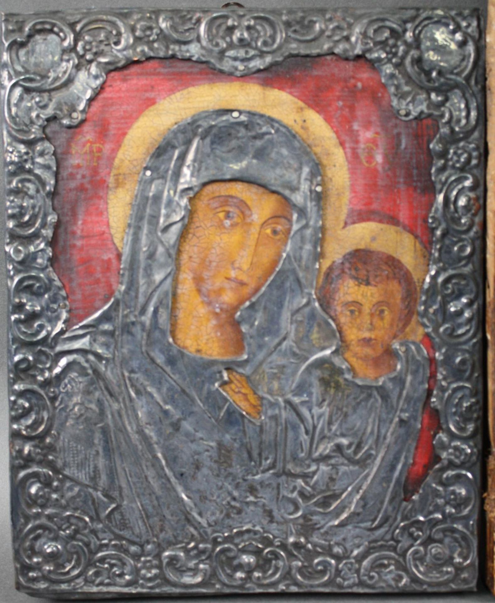 Zwei Ikonen der Gottesmutter mit Kind - Bild 2 aus 7