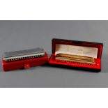 2x Hohner Chromonica Super 64 No. 7582