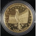 100 Euro Goldmünze 2004, UNESCO Weltkulturerbstadt Bamberg