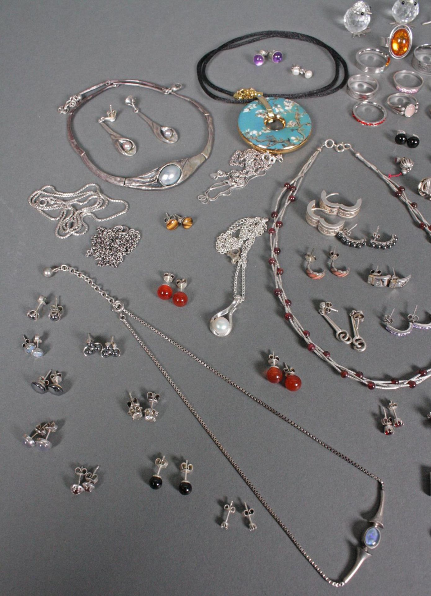 Konvolut Silberschmuck und Schmuck - Image 2 of 15