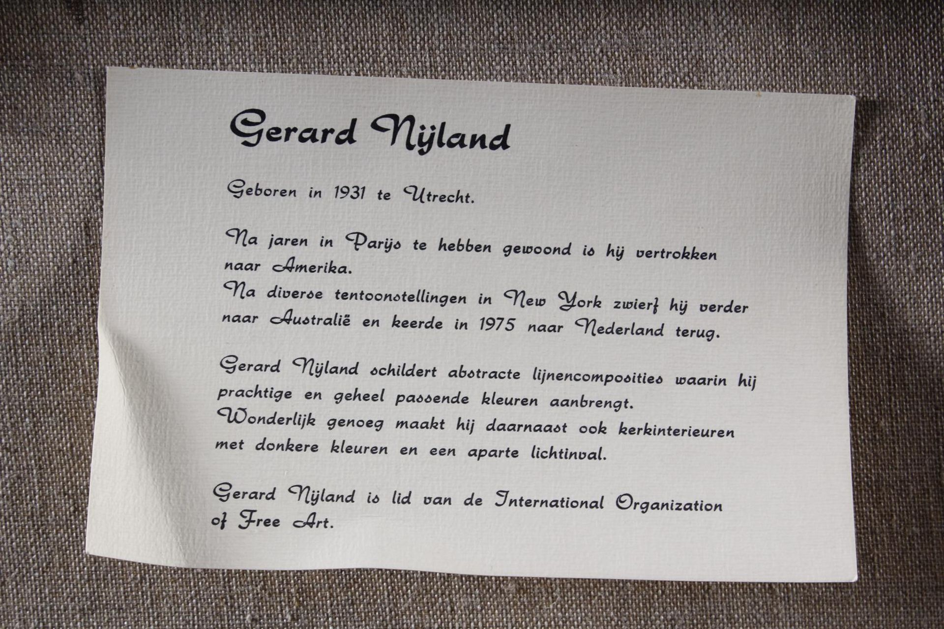 Gerard Nyland (Utrecht 1931), Sonntagsmesse - Image 8 of 10