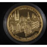 100 Euro Goldmünze 2004, UNESCO Weltkulturerbstadt Bamberg