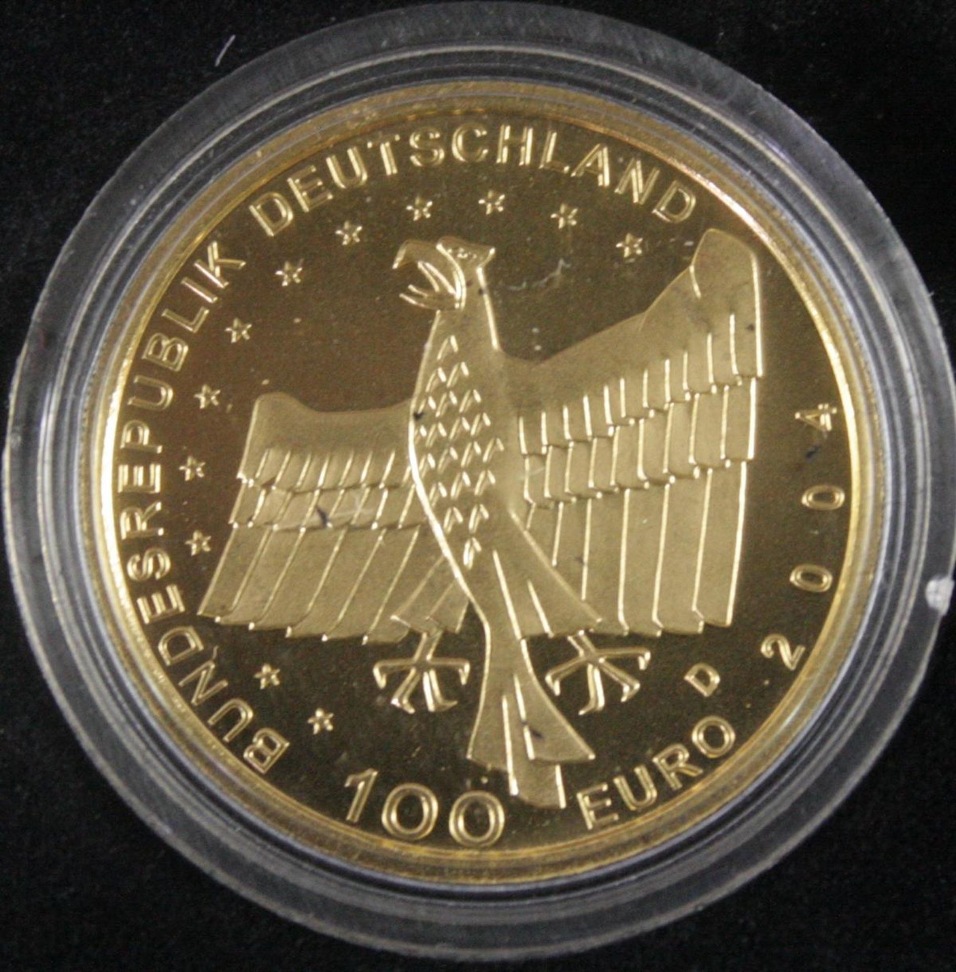 100 Euro Goldmünze 2004, UNESCO Weltkulturerbstadt Bamberg - Bild 2 aus 3