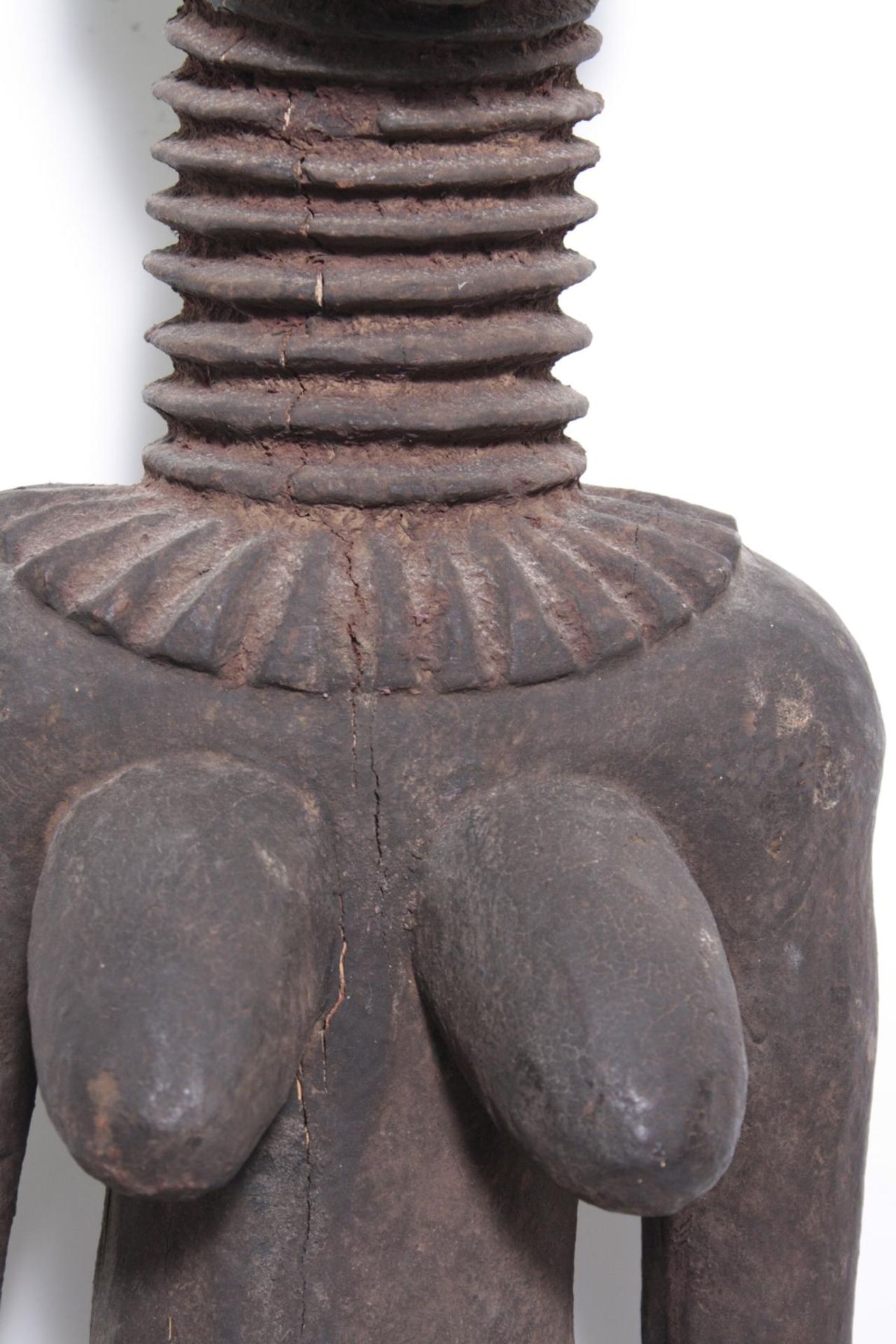 Mutterkönigin". Ältere Gedenkfigur, Bangwa. Bamileke, Kamerun/Grasland - Bild 3 aus 10