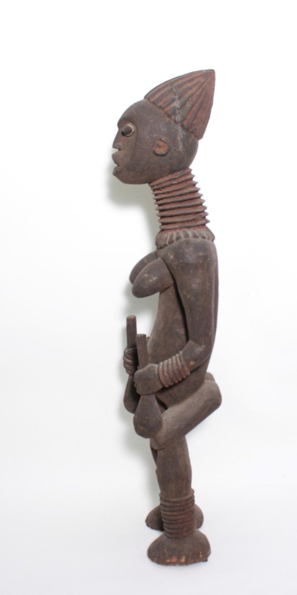 Mutterkönigin". Ältere Gedenkfigur, Bangwa. Bamileke, Kamerun/Grasland - Bild 9 aus 10