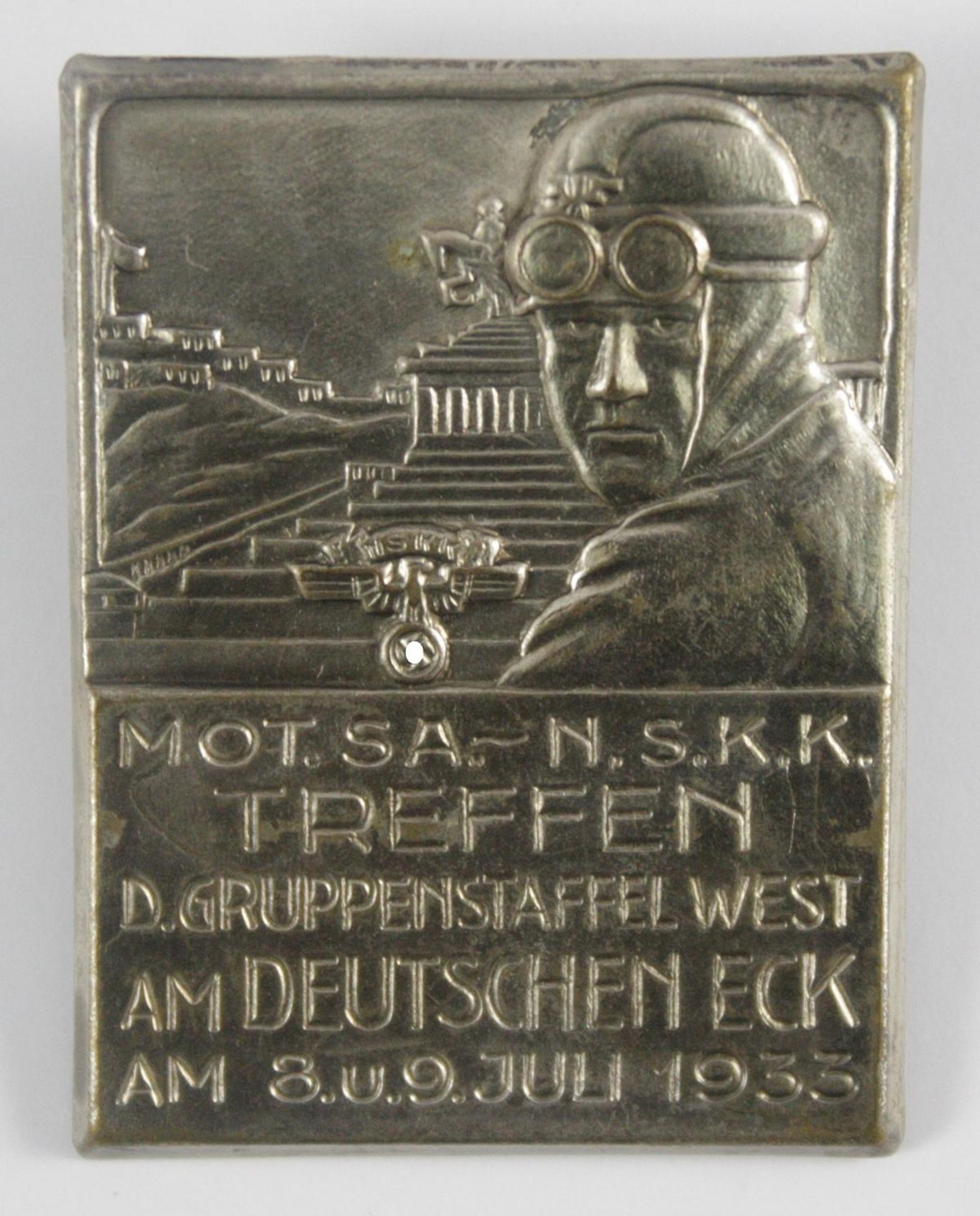 Abzeichen: Motorisierte SA-NSKK Treffen am Deutschen Eck 1933