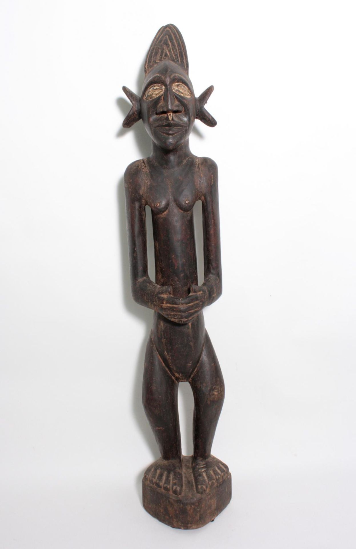 Große Figur, wohl "Eshu", Yoruba, Nigeria , 1. Hälfte 20. Jh.