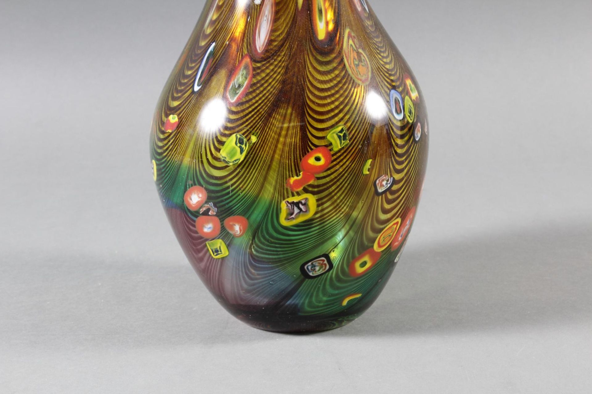 Große Glasziervase, Murano 1970er / 1980er Jahre - Bild 4 aus 8