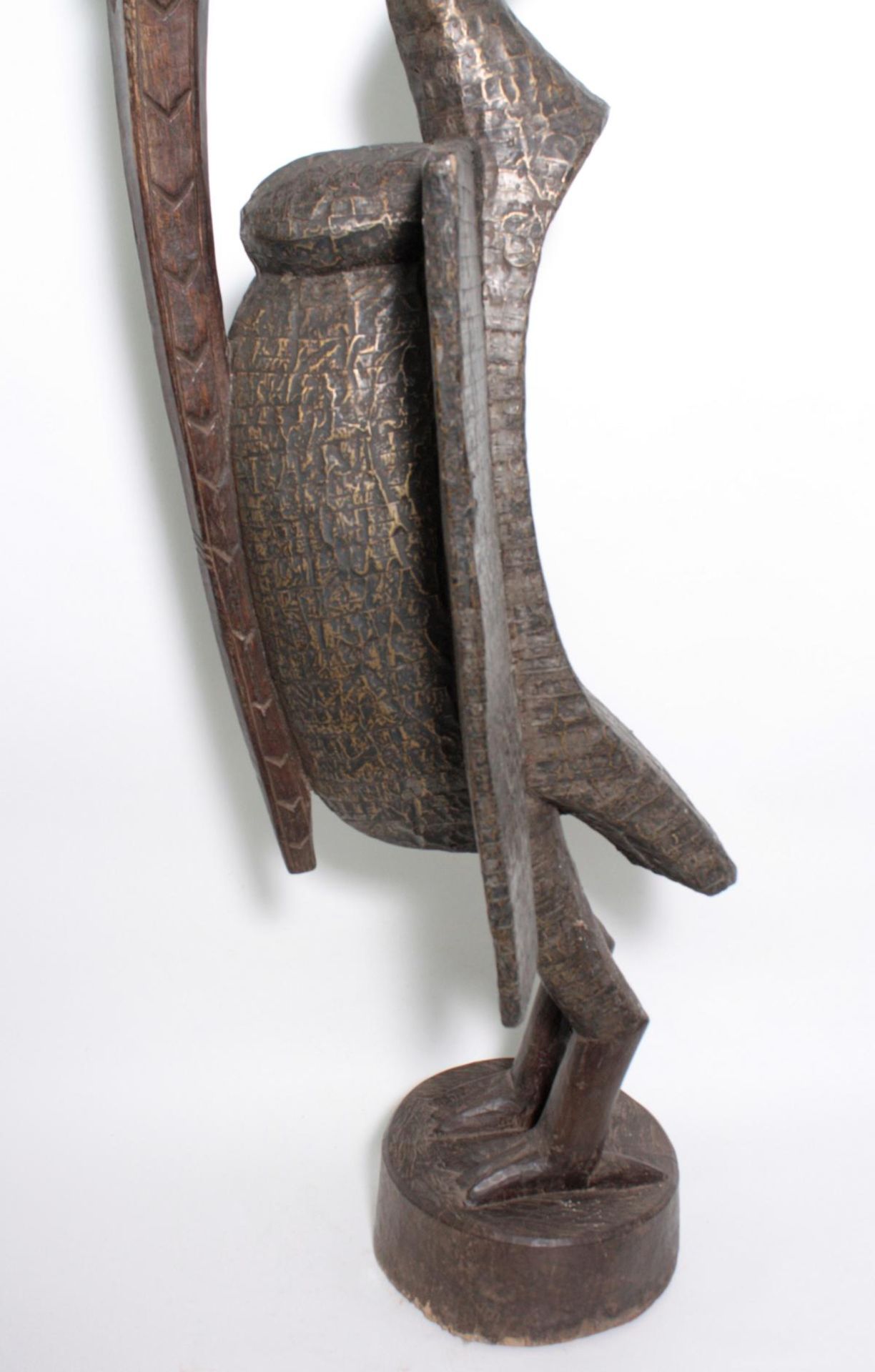 Imposante Vogelfigur, "Calao", Senufo, Elfenbeinküste, 1. Hälfte 20. Jh. - Bild 11 aus 11