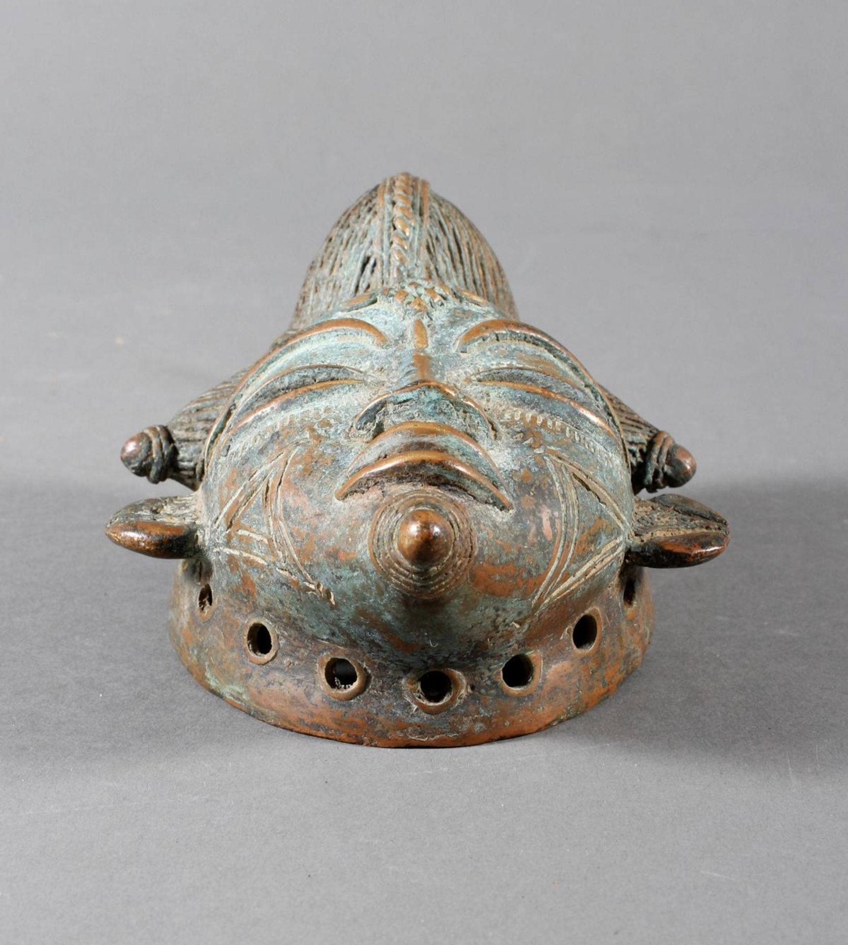 Bronze-Passeportmaske, Punu / Gabun - Bild 6 aus 6