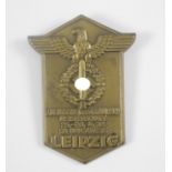 Abzeichen, 3. Deutsche Gepäckmarschmeisterschaft 1936, SA Brigade 35, Leipzig