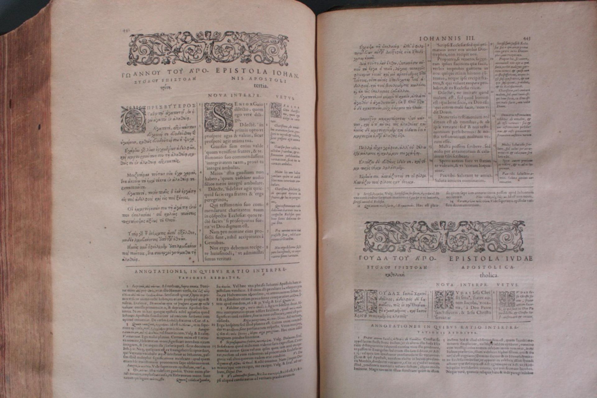 Griechische-Lateinische Bibel, Novum Testamentum 1582 - Bild 19 aus 23