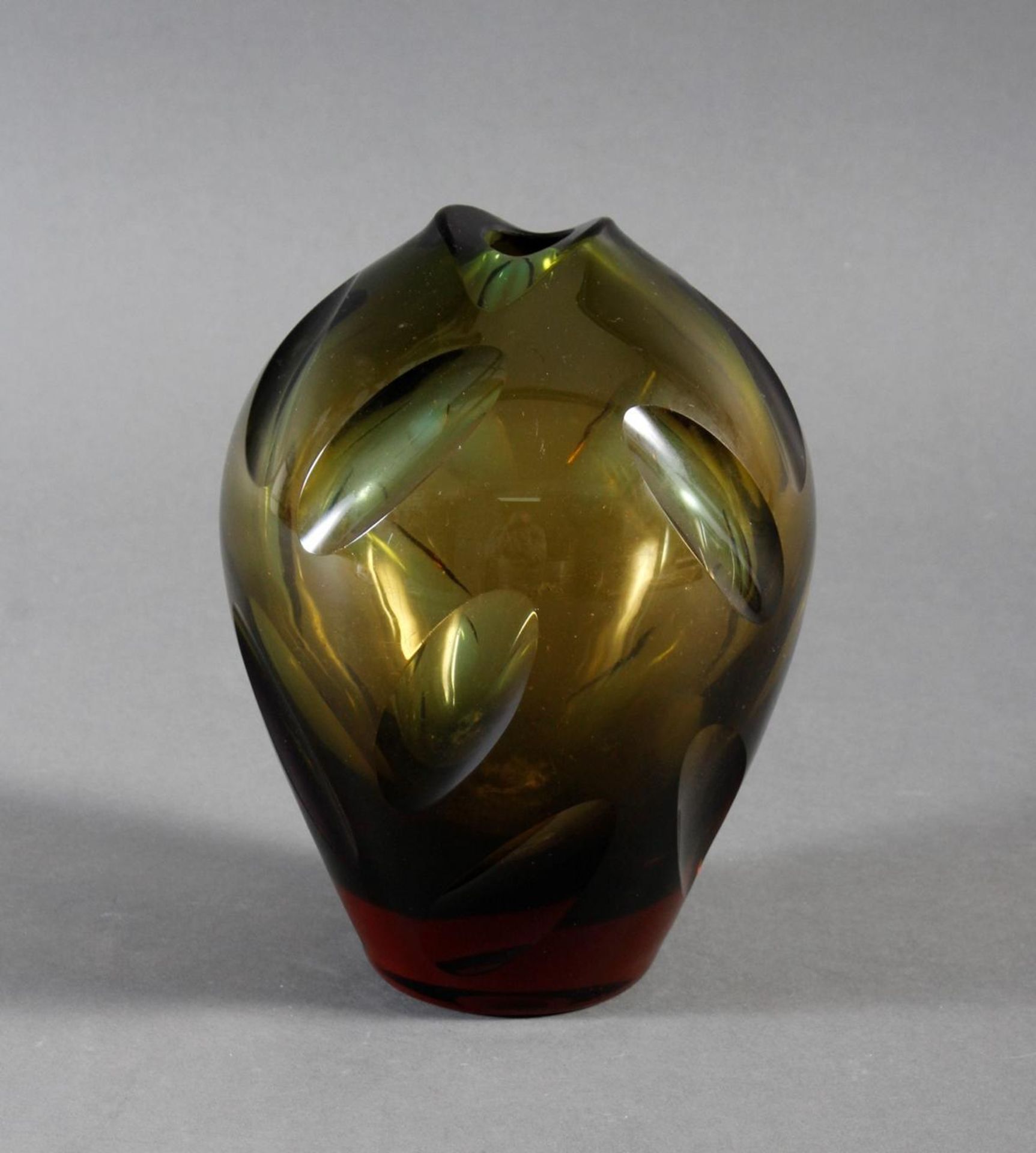 Glasziervase, WMF, Entwurf Erich Jachmann, 1950er Jahre