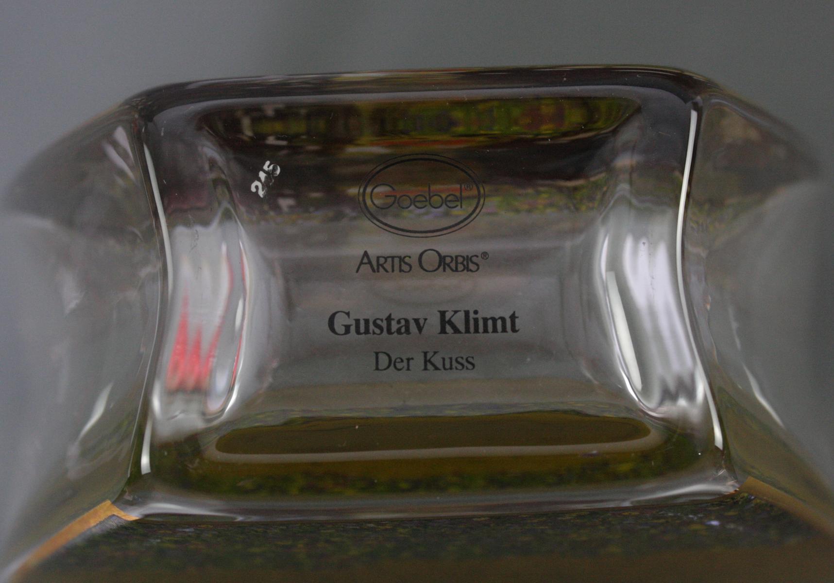 Zwei Goebel Artis Orbis Gustav Klimt Vasen. Porzellan und Glas - Image 6 of 7