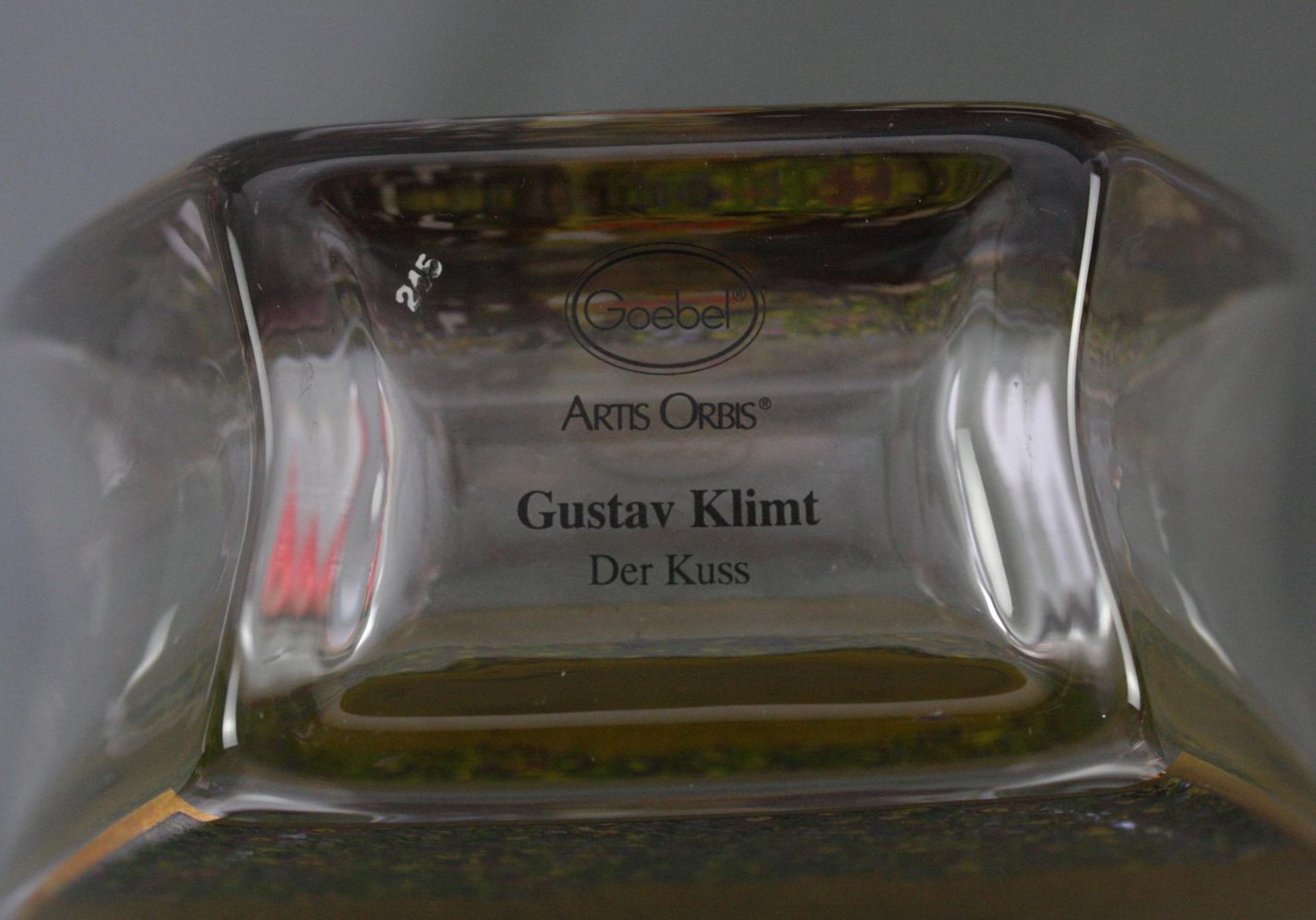 Zwei Goebel Artis Orbis Gustav Klimt Vasen. Porzellan und Glas - Bild 6 aus 7