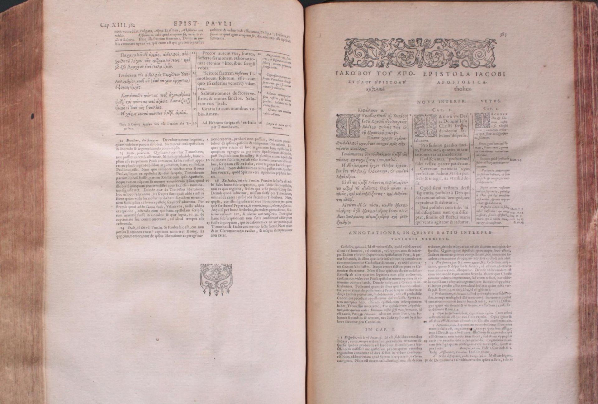 Griechische-Lateinische Bibel, Novum Testamentum 1582 - Bild 16 aus 23