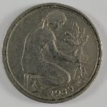 BRD - 50 Pfennig 1950 G, J.379