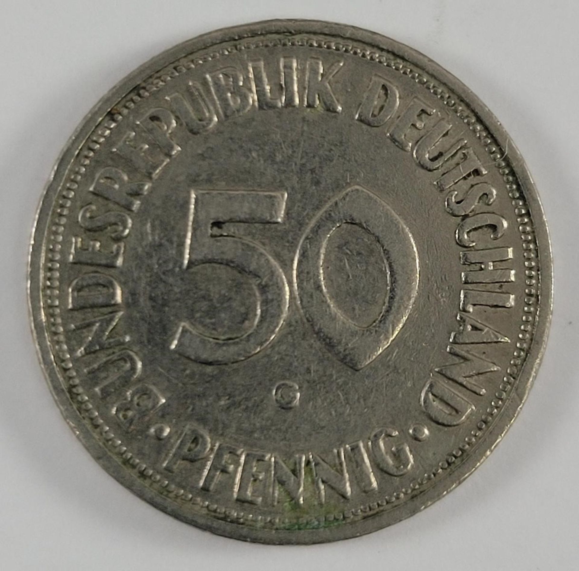 BRD - 50 Pfennig 1950 G, J.379 - Image 2 of 2