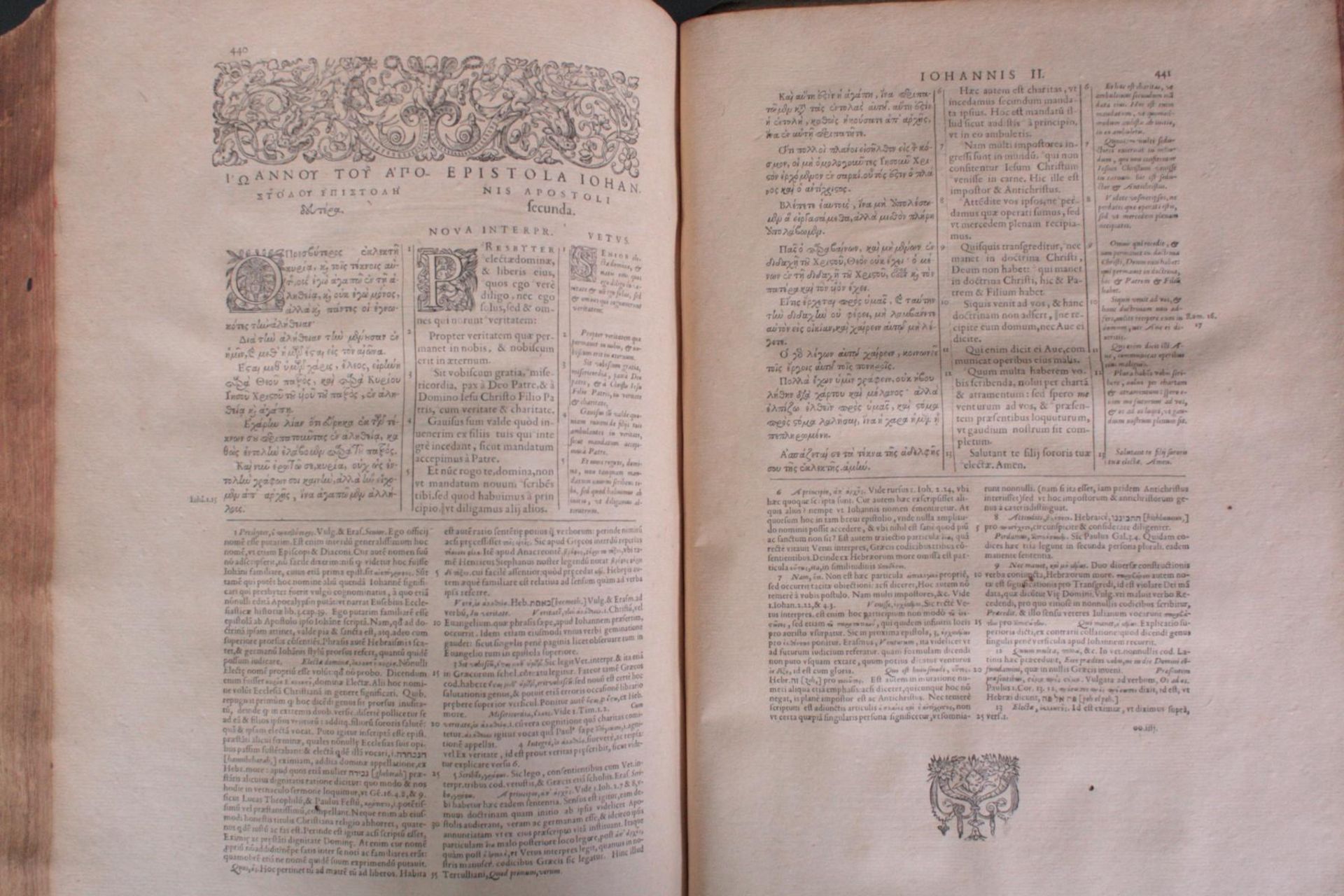 Griechische-Lateinische Bibel, Novum Testamentum 1582 - Bild 18 aus 23