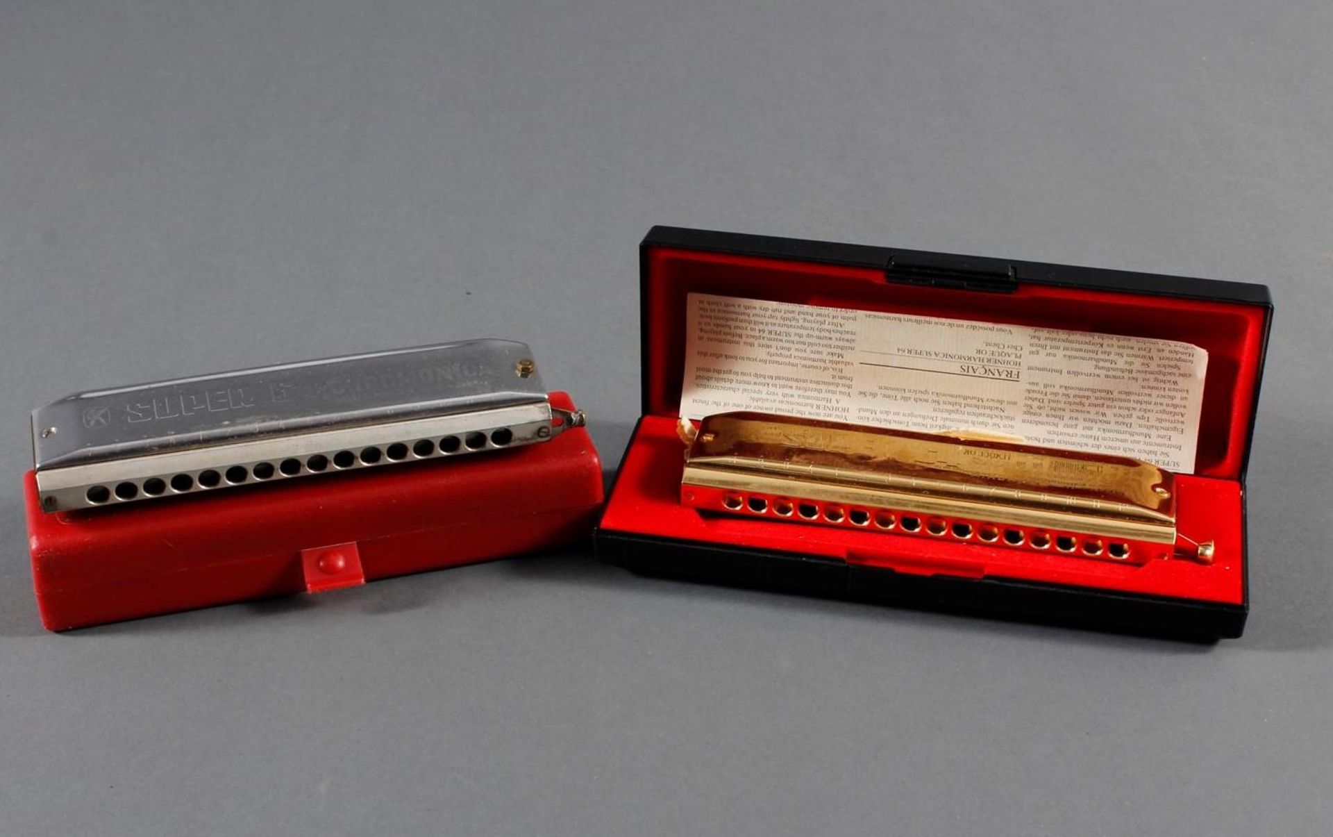 2x Hohner Chromonica Super 64 No. 7582