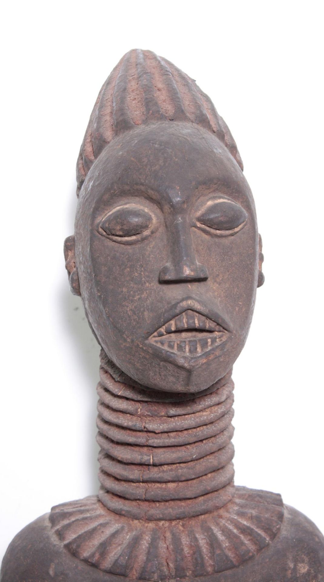 Mutterkönigin". Ältere Gedenkfigur, Bangwa. Bamileke, Kamerun/Grasland - Bild 2 aus 10