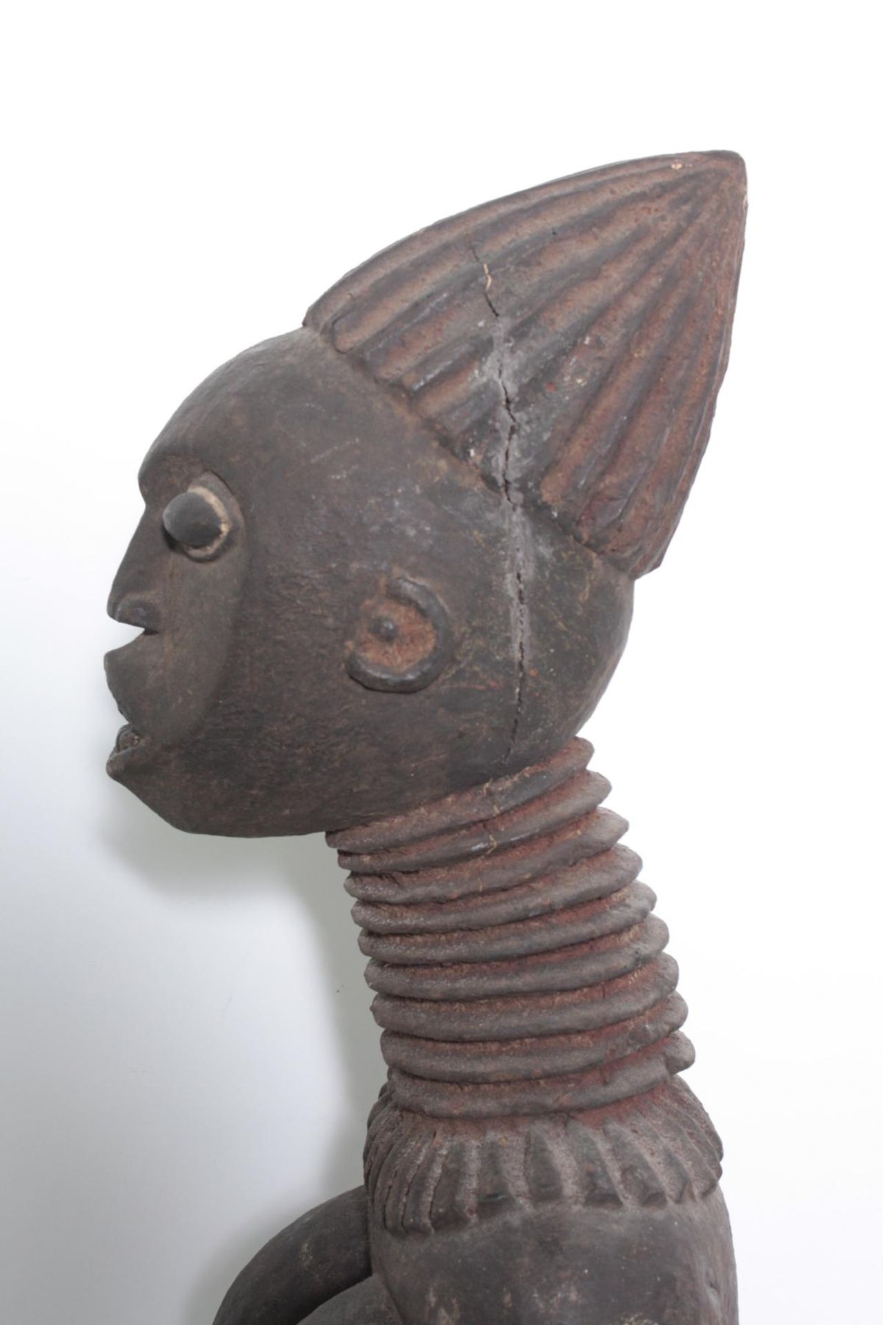 Mutterkönigin". Ältere Gedenkfigur, Bangwa. Bamileke, Kamerun/Grasland - Bild 10 aus 10