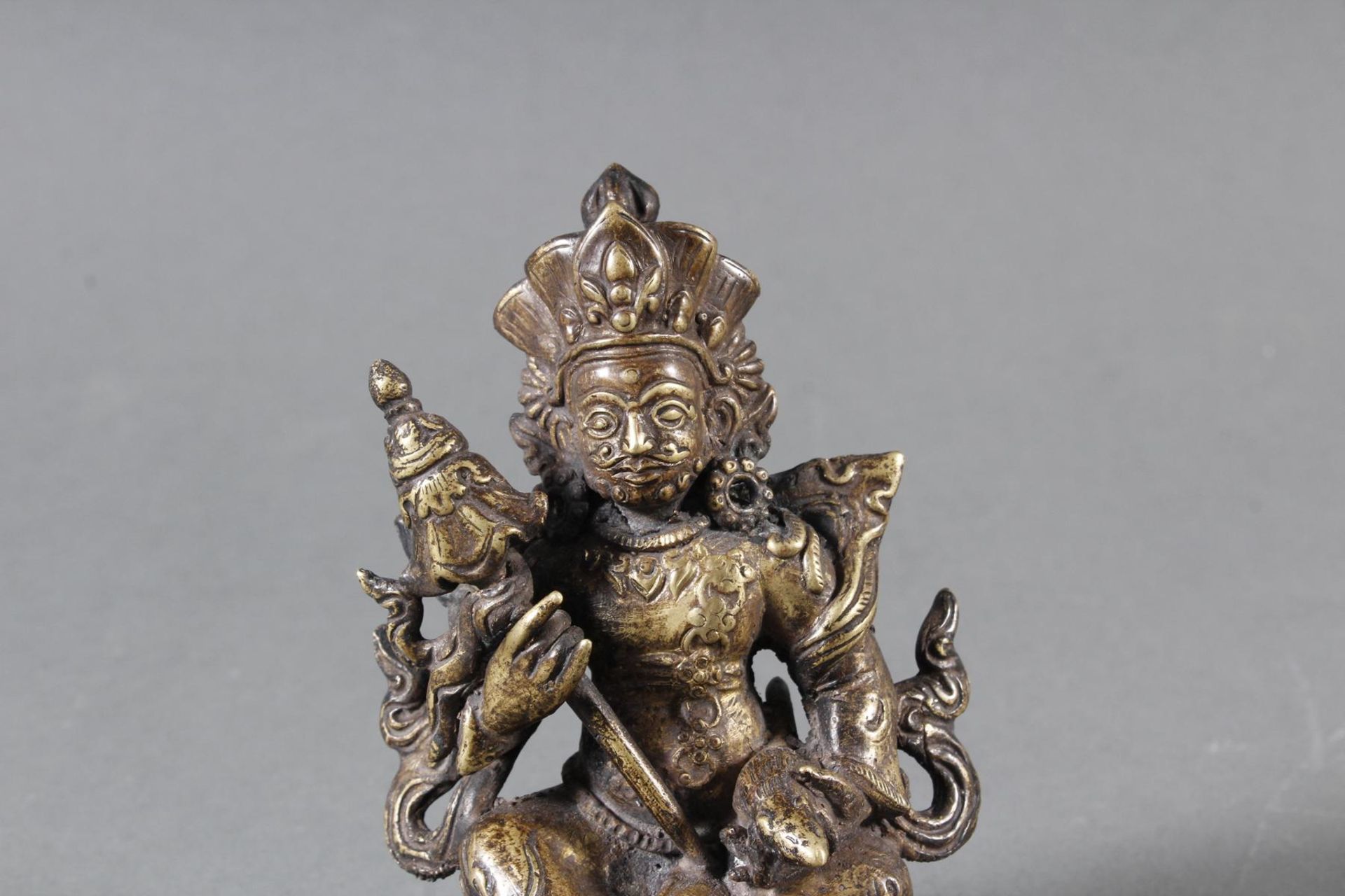 Bronze des Vaishravana, Tibet 17. / 18. Jahrhundert - Image 2 of 7