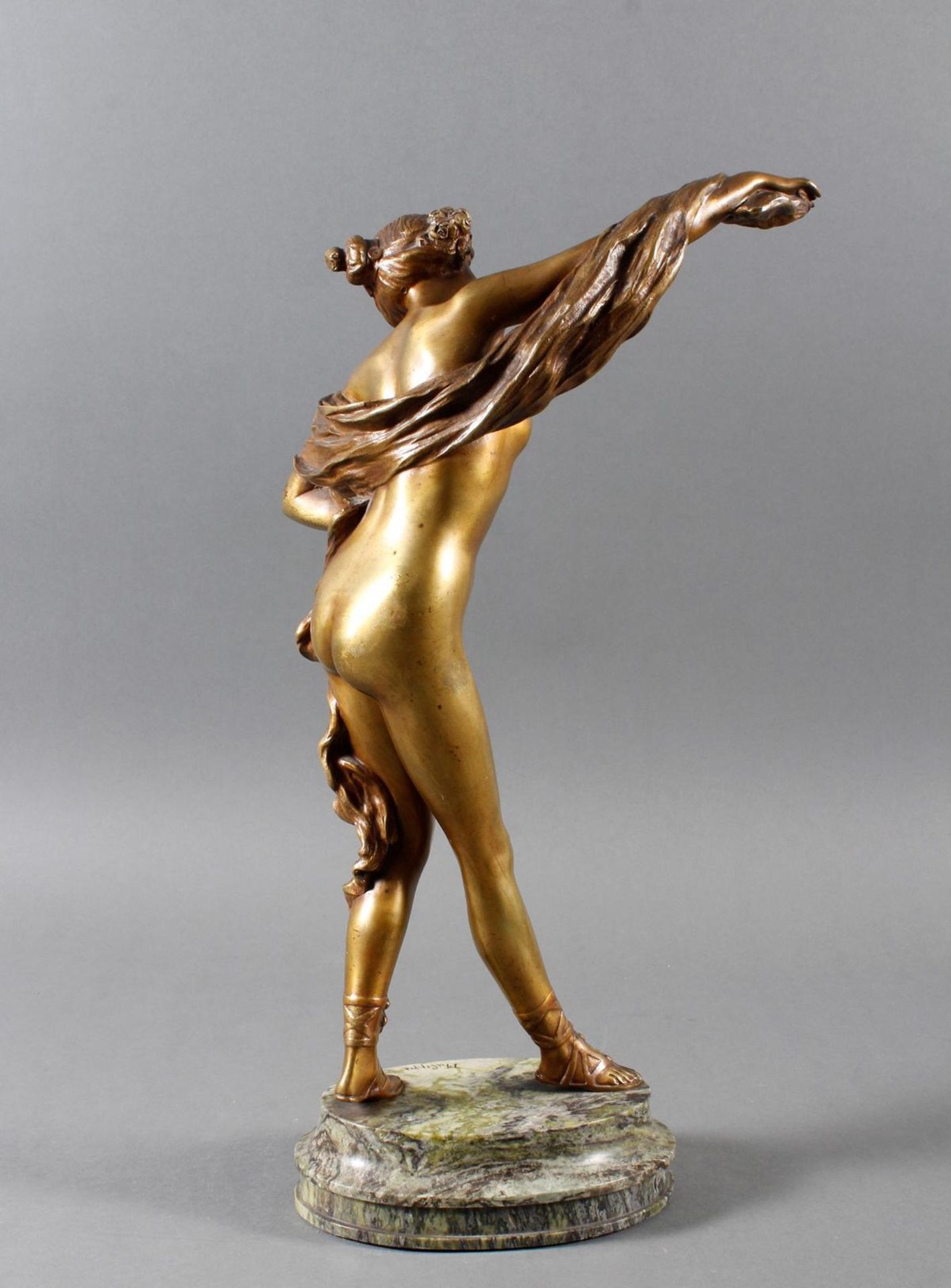Bronzefigur, Weiblicher Akt, Paul Philippe um 1900 - Bild 7 aus 12