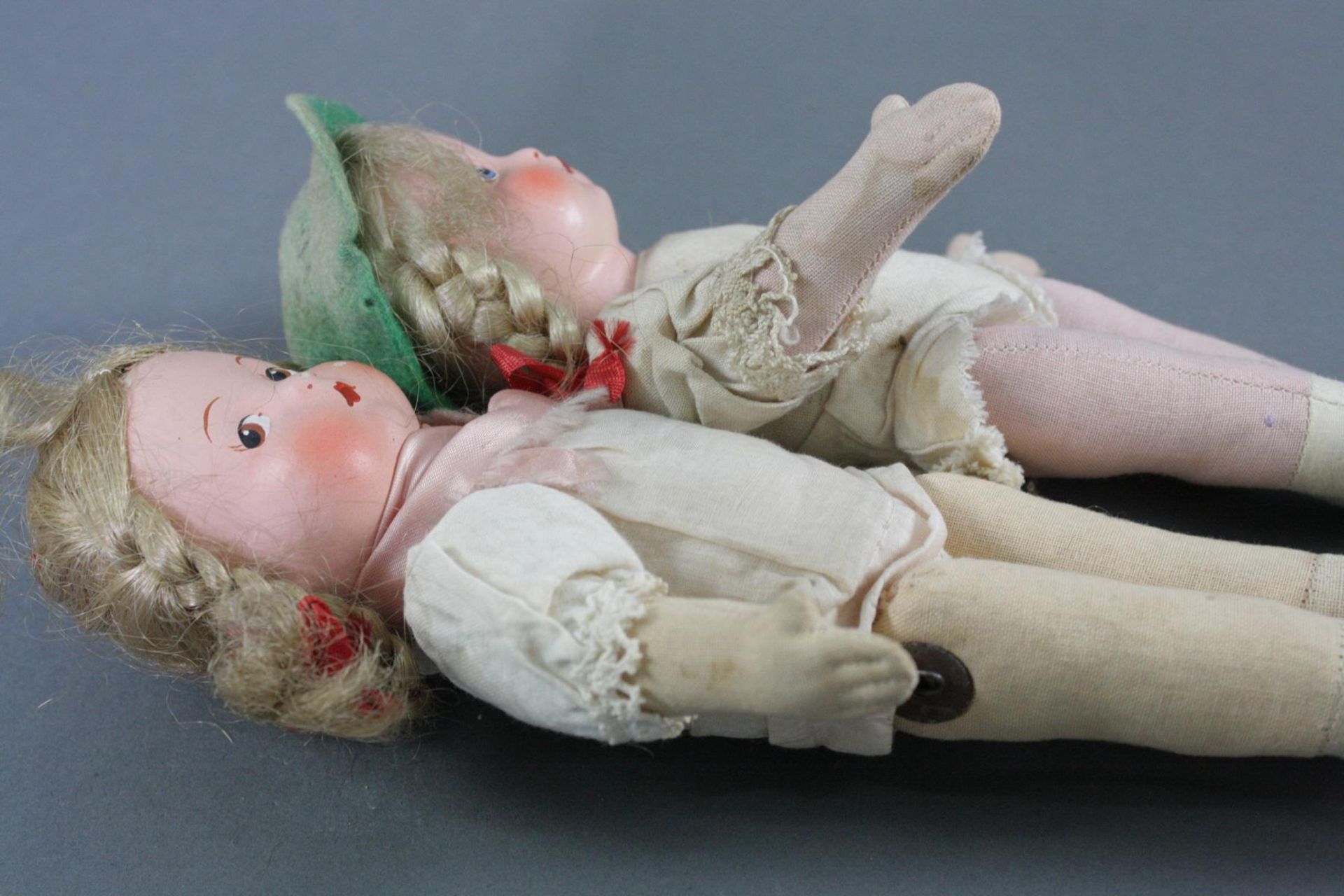 12 sehr alte Puppen, 1. Hälfte 20. Jahrhundert oder älter - Image 11 of 16