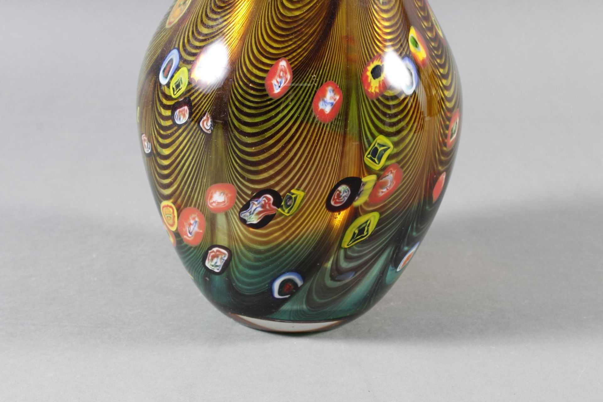 Große Glasziervase, Murano 1970er / 1980er Jahre - Bild 2 aus 8