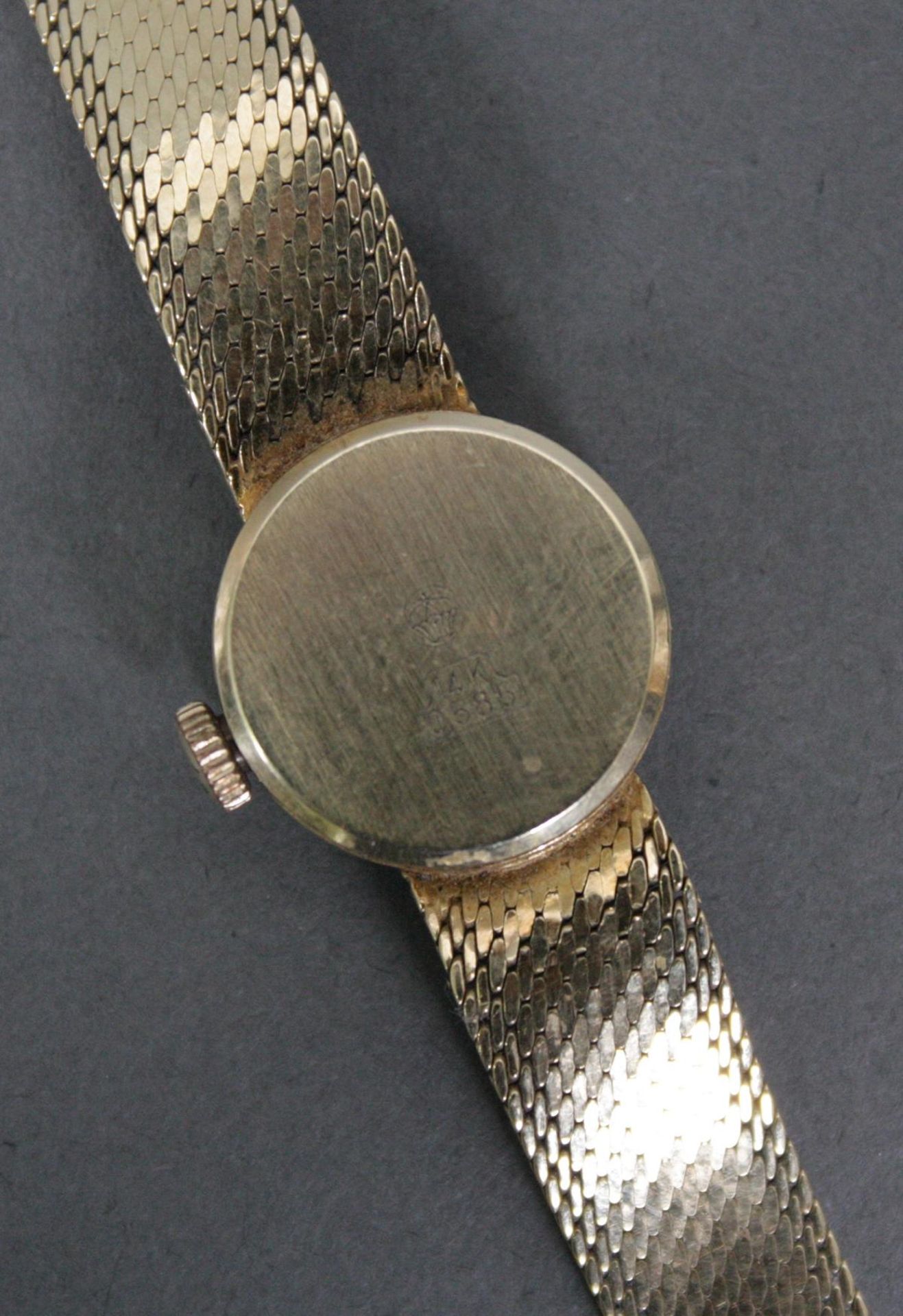 Damenarmbanduhr Estima, 14 Karat Gelbgold - Bild 3 aus 3