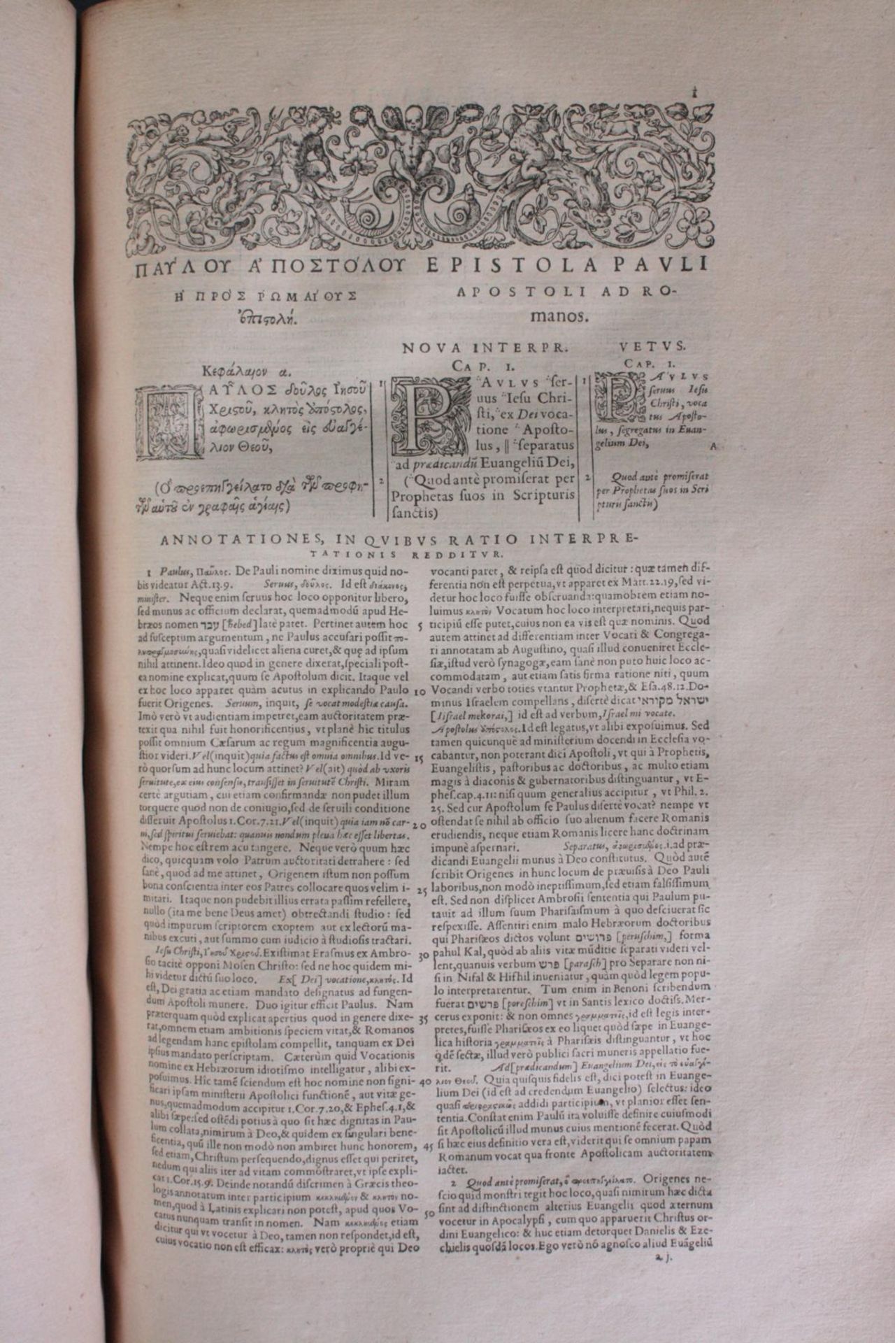 Griechische-Lateinische Bibel, Novum Testamentum 1582 - Bild 12 aus 23