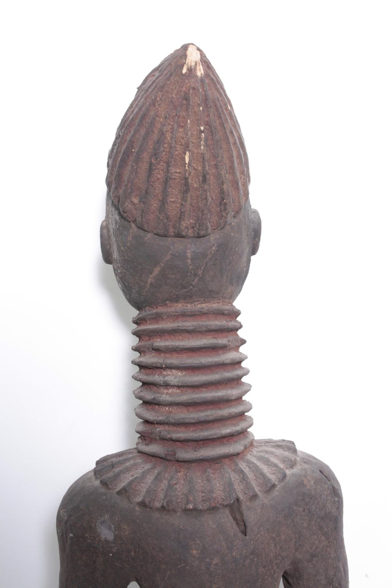 Mutterkönigin". Ältere Gedenkfigur, Bangwa. Bamileke, Kamerun/Grasland - Bild 8 aus 10