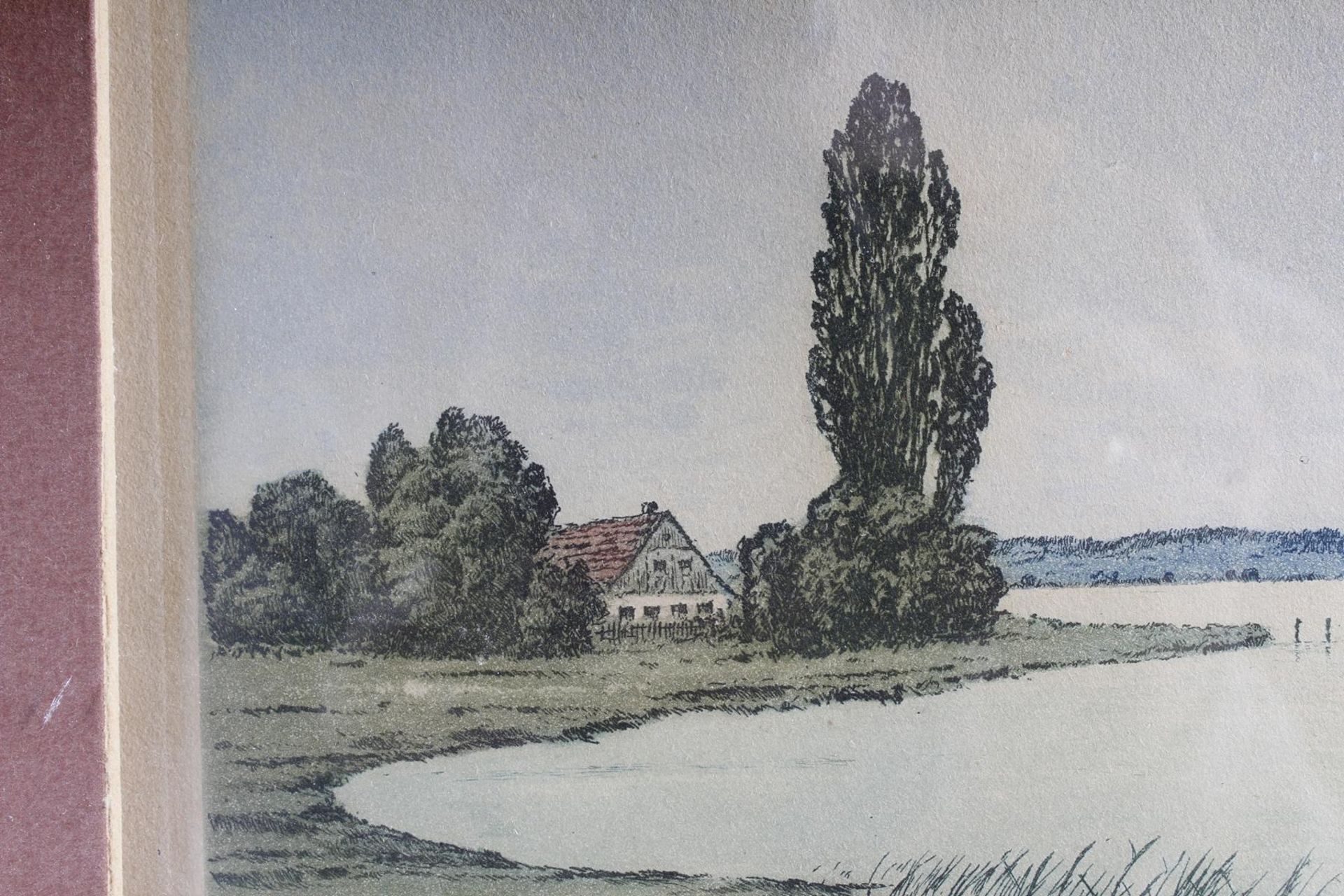 Farbstich, Seenlandschaft, G. Beck - Bild 4 aus 5