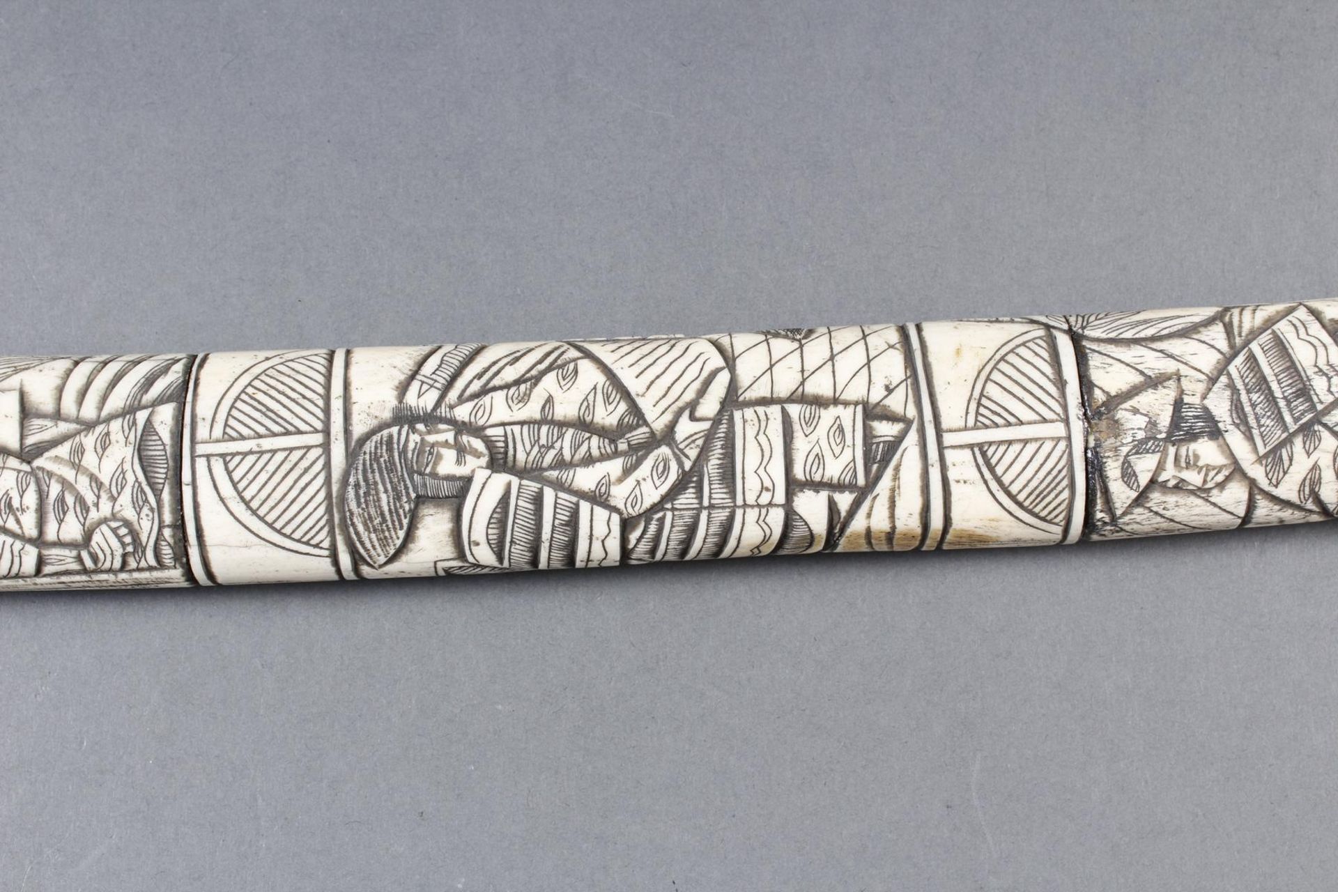 Kurzschwert aus Hirschhorn, Japan Meiji Periode - Image 11 of 12