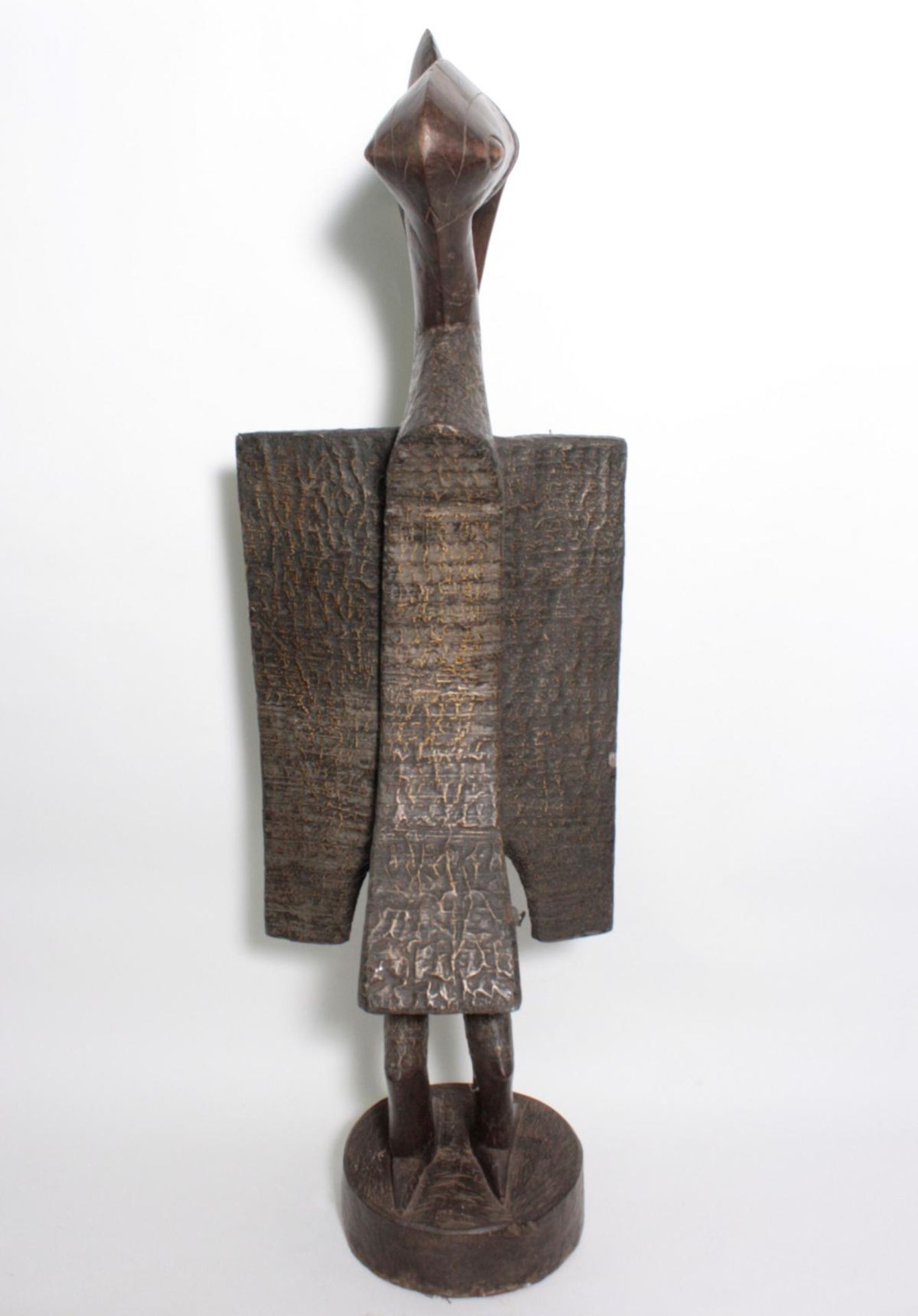 Imposante Vogelfigur, "Calao", Senufo, Elfenbeinküste, 1. Hälfte 20. Jh. - Bild 8 aus 11