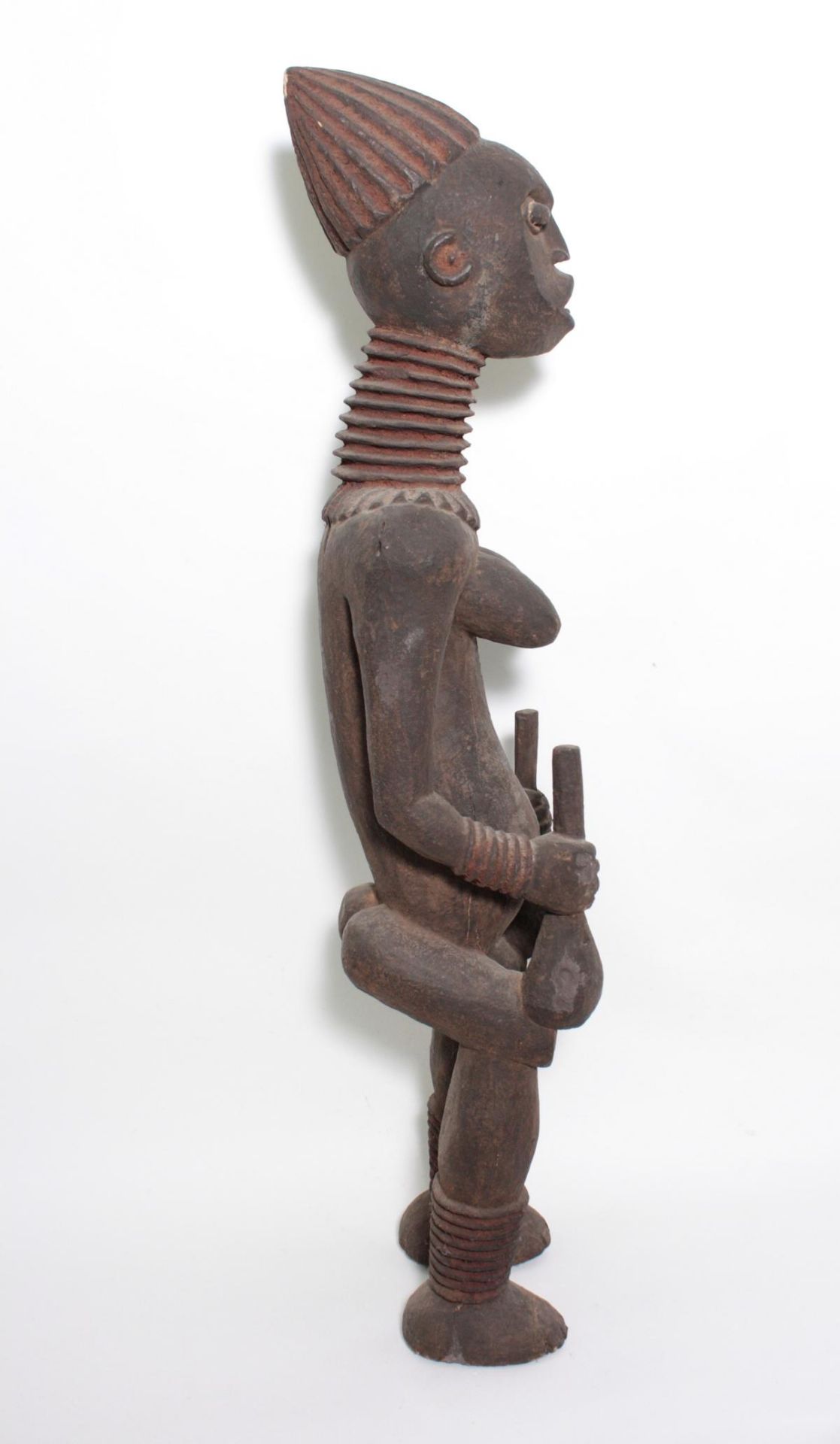 Mutterkönigin". Ältere Gedenkfigur, Bangwa. Bamileke, Kamerun/Grasland - Bild 5 aus 10