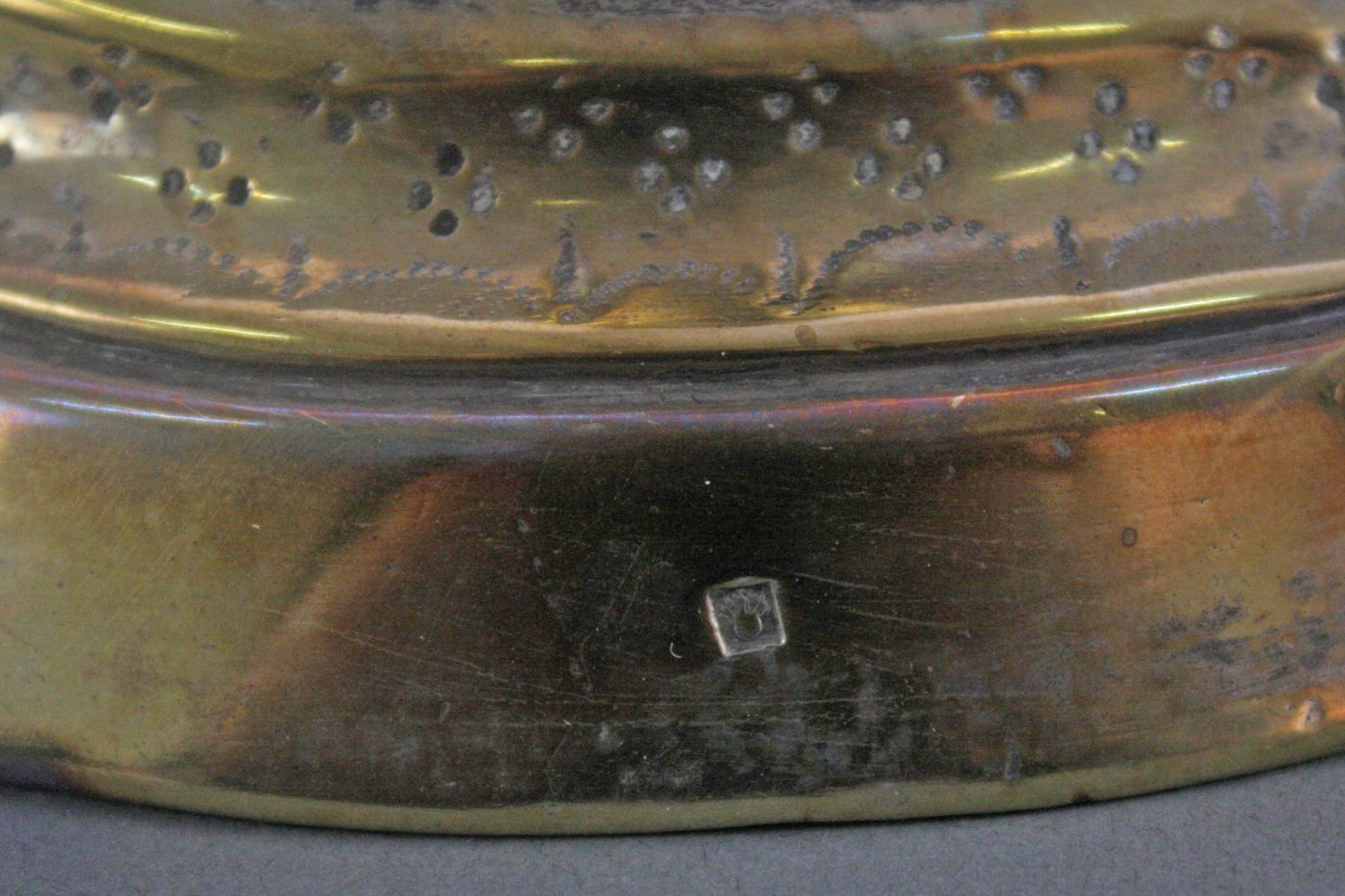 Kerzenhalter versilbert und vergoldet, 19. Jahrhundert - Image 3 of 5